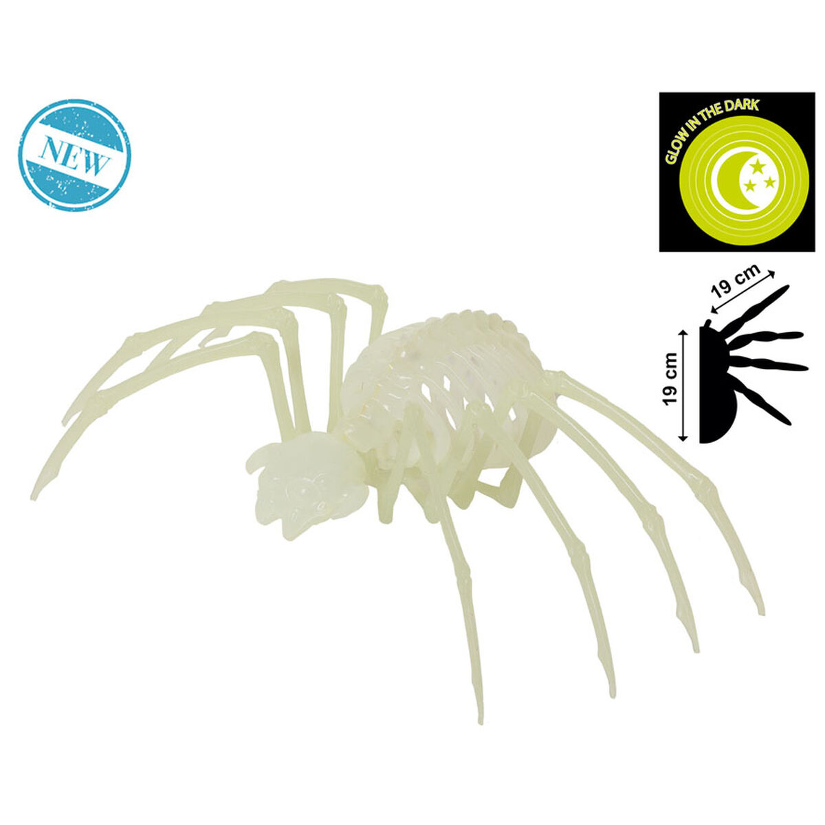 Halloween Decorations 38 x 19 x 10 cm Green Spider