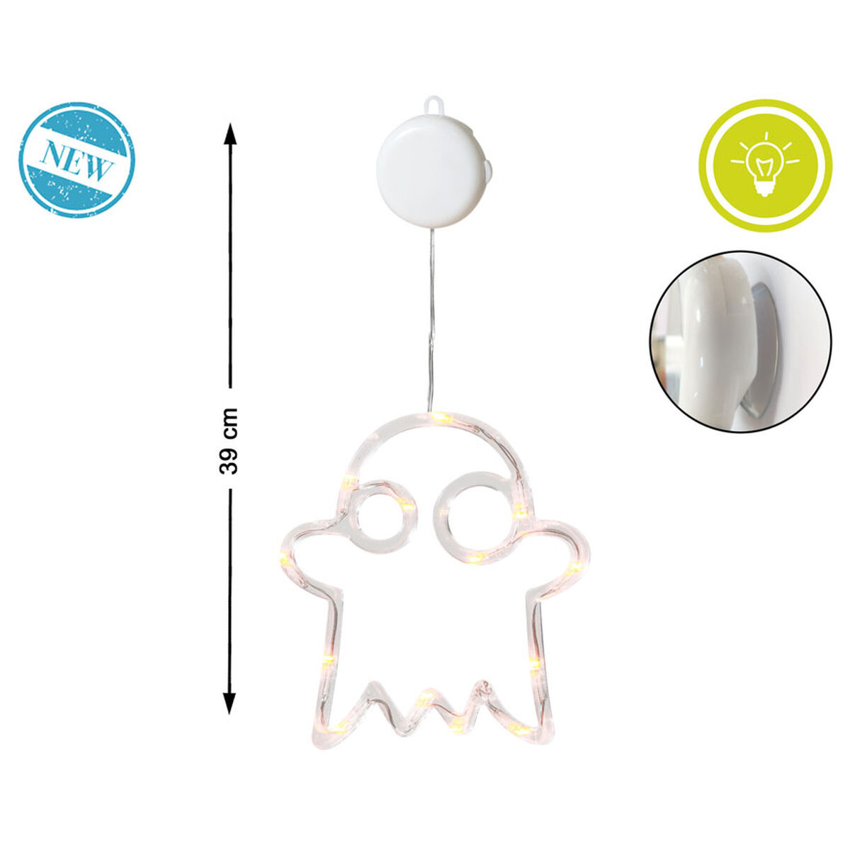 Halloween Decorations Ghost 39 x 19 cm