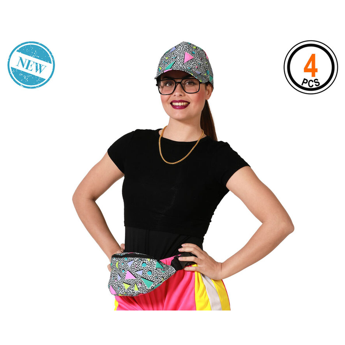 Costume for Adults 80s (4 Units)