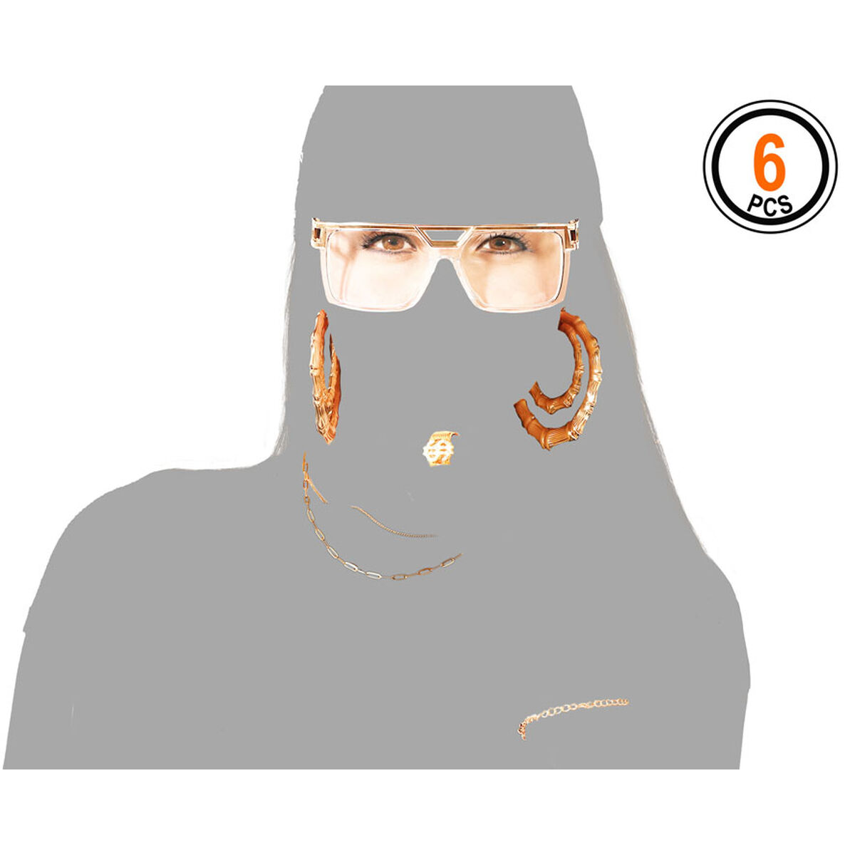 Costume for Adults Rap and Hip Hop (5 Units)