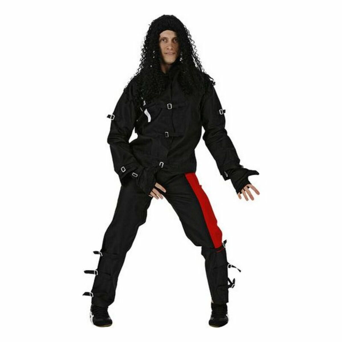 Costume for Adults 110866 Black (2 pcs) Pop Star Costume for Adults 110866 Black (2 pcs) Pop Star