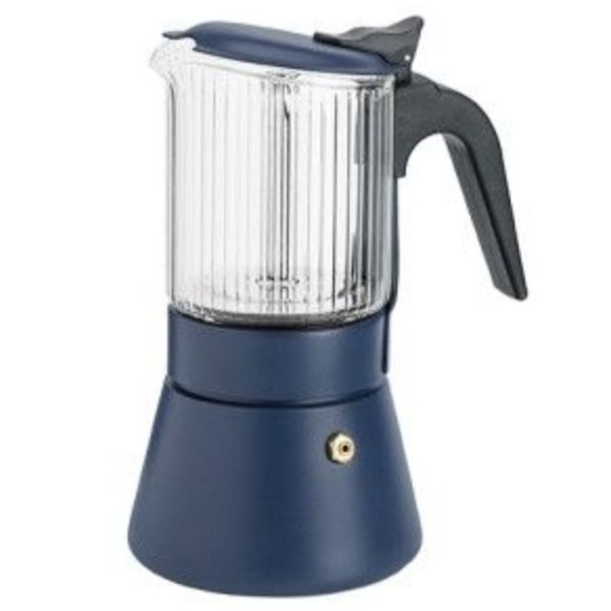 Italian Coffee Pot Inoxibar Clair Blue 9 Cups Italian Coffee Pot Inoxibar Clair Blue 9 Cups