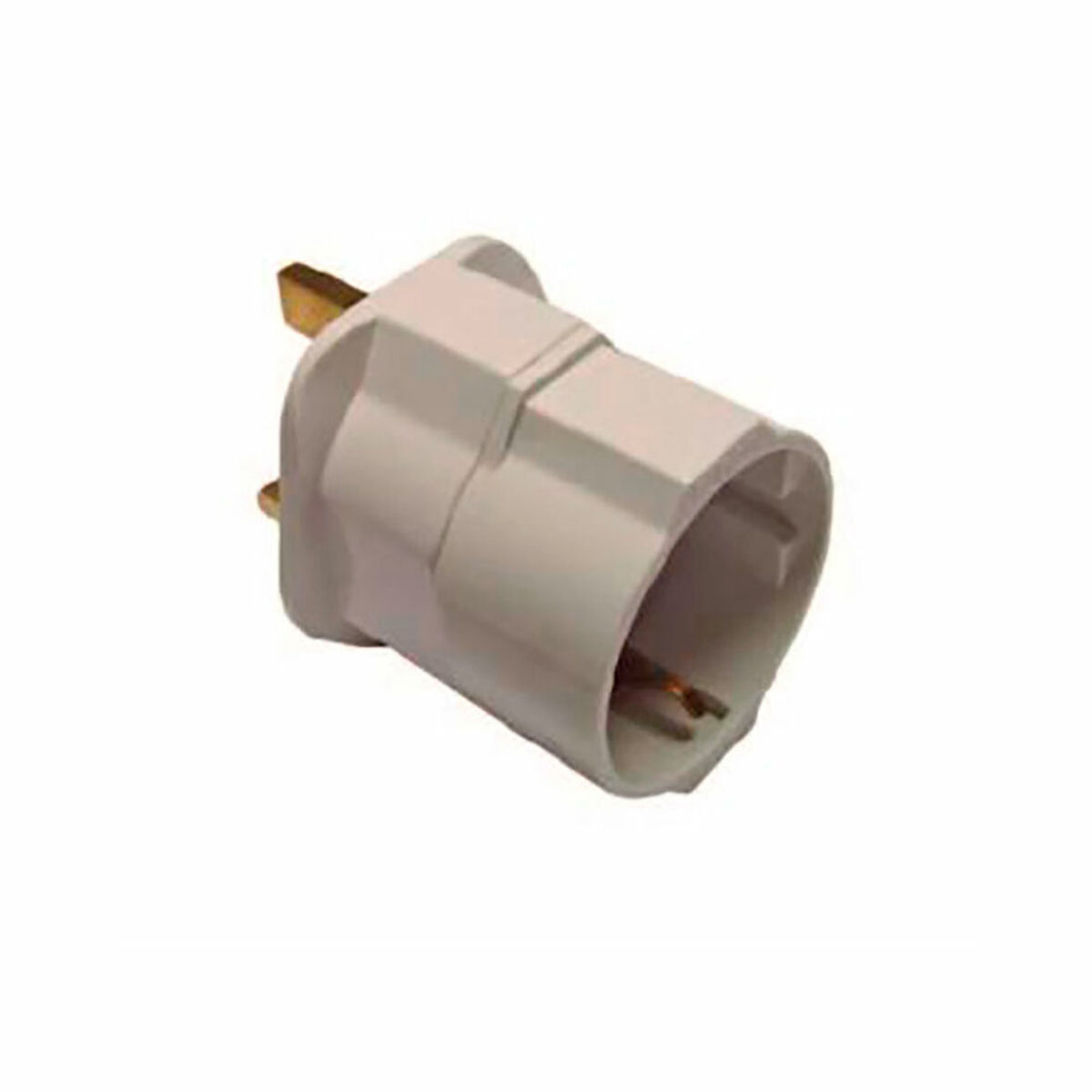 Current Adaptor BF White 250 V Current Adaptor BF White 250 V
