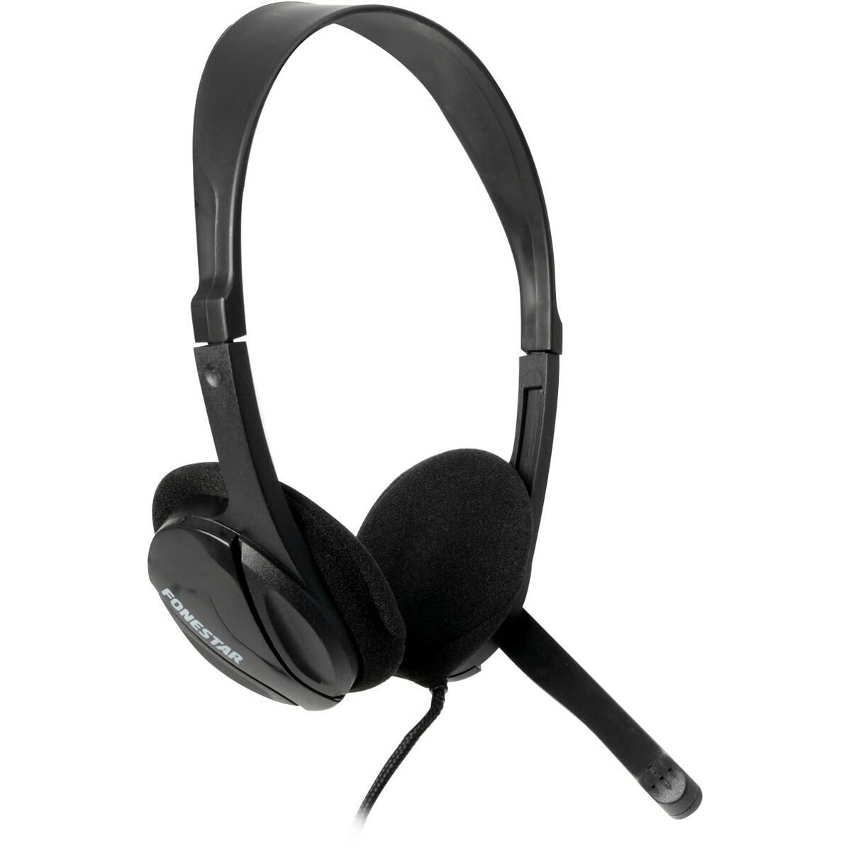 Headphones with Headband FONESTAR HOME-35 Black Headphones with Headband FONESTAR HOME-35 Black
