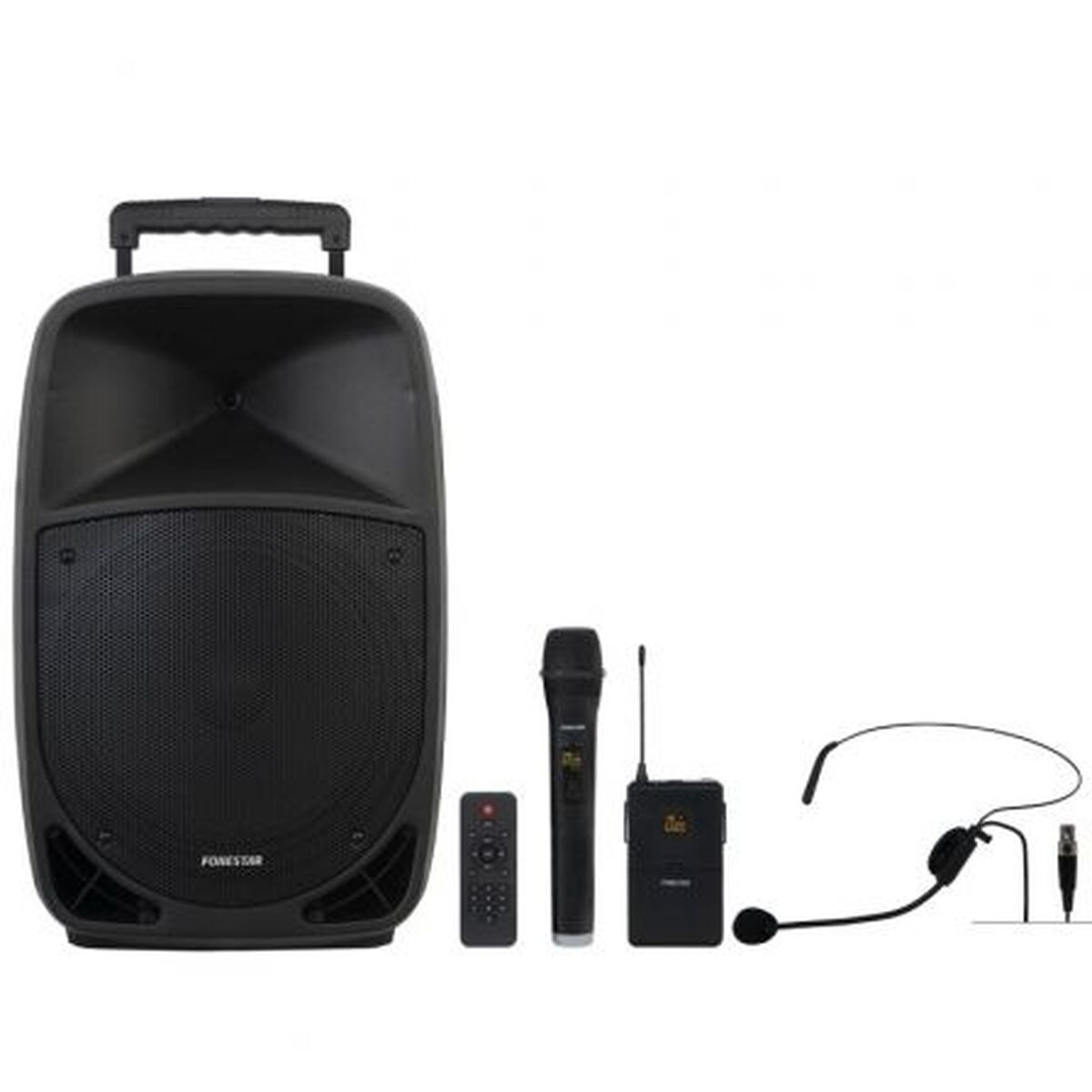 Portable Bluetooth Speakers FONESTAR MALIBU-312 Black 250 W Portable Bluetooth Speakers FONESTAR MALIBU-312 Black 250 W