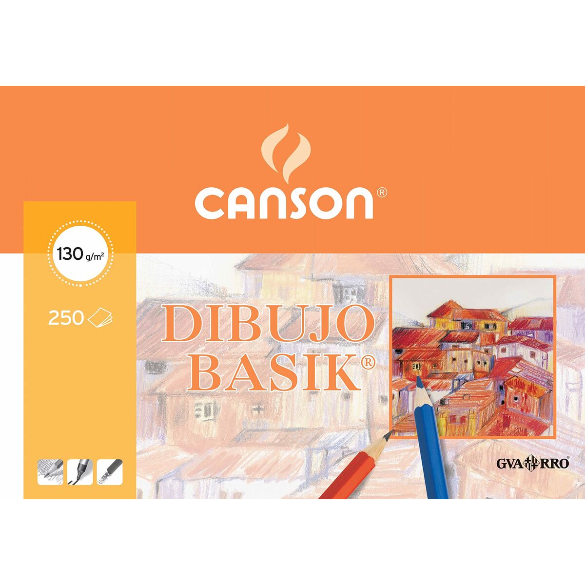 Drawing paper Canson Basik White A3 250 Sheets Drawing paper Canson Basik White A3 250 Sheets