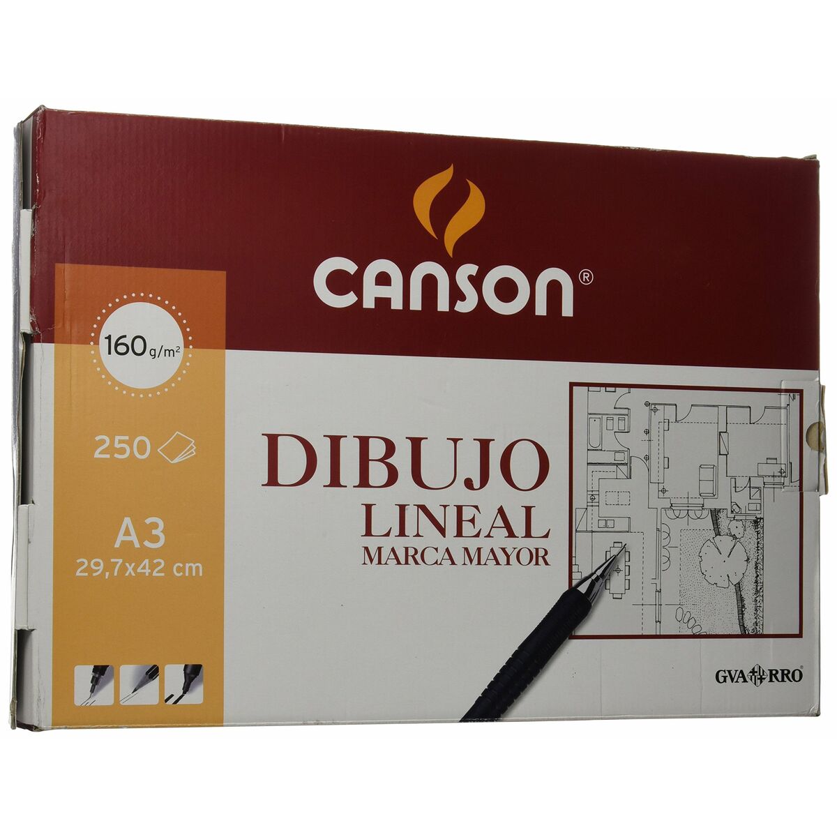 Drawing paper Canson Basik White A3 250 Sheets Drawing paper Canson Basik White A3 250 Sheets