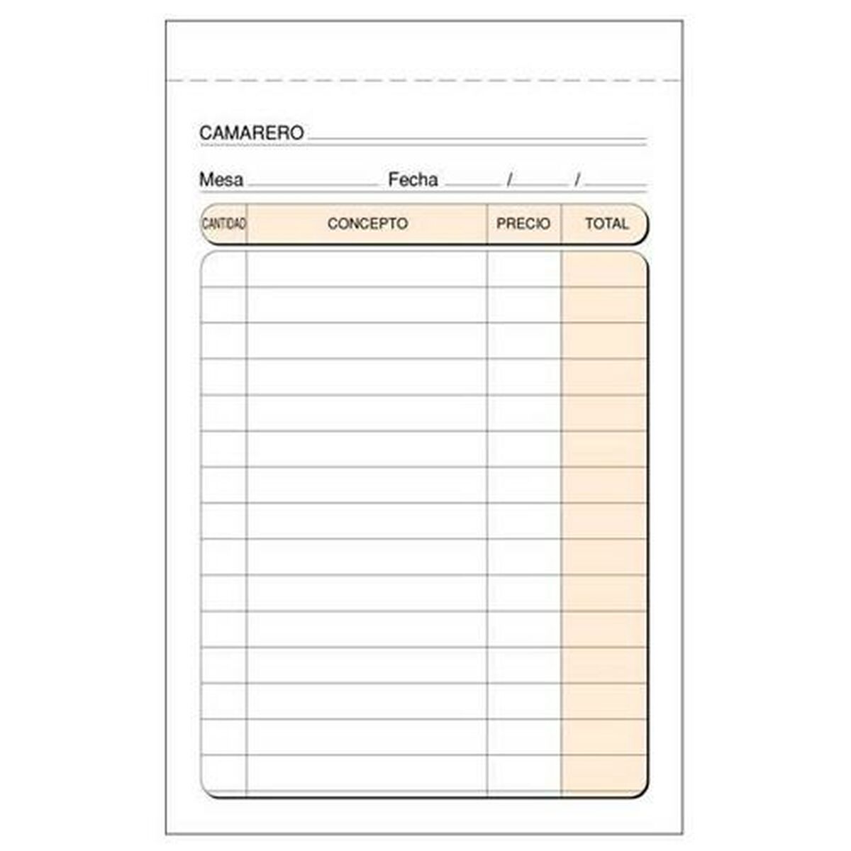 Invoice Check-book 9 x 14 cm (10 Units) Invoice Check-book 9 x 14 cm (10 Units)