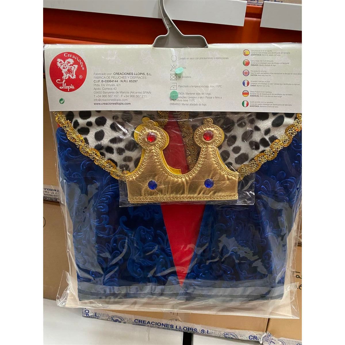 Costume for Babies Wizard King 12 Months