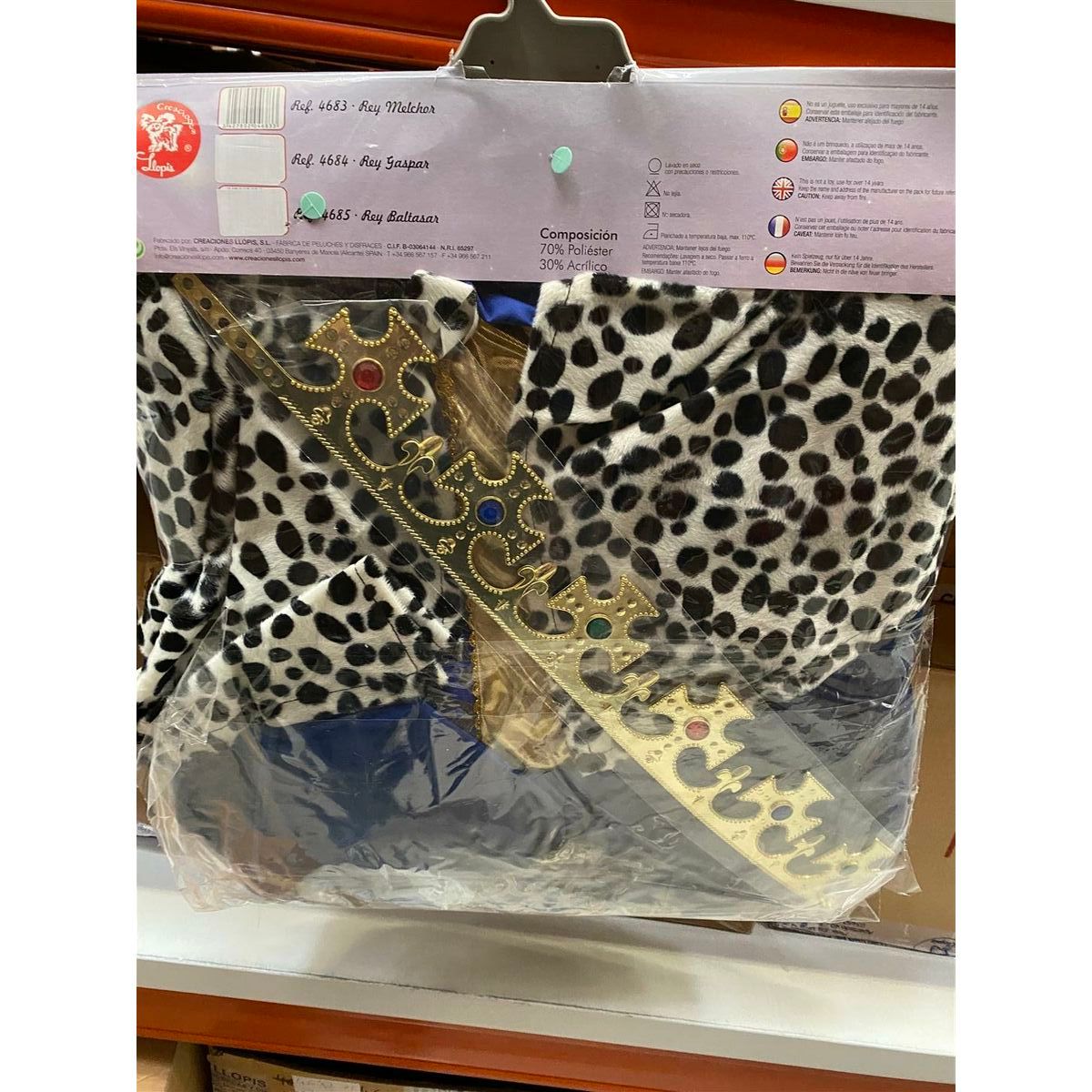 Costume for Adults Wizard King Melchior M/L 3 Pieces