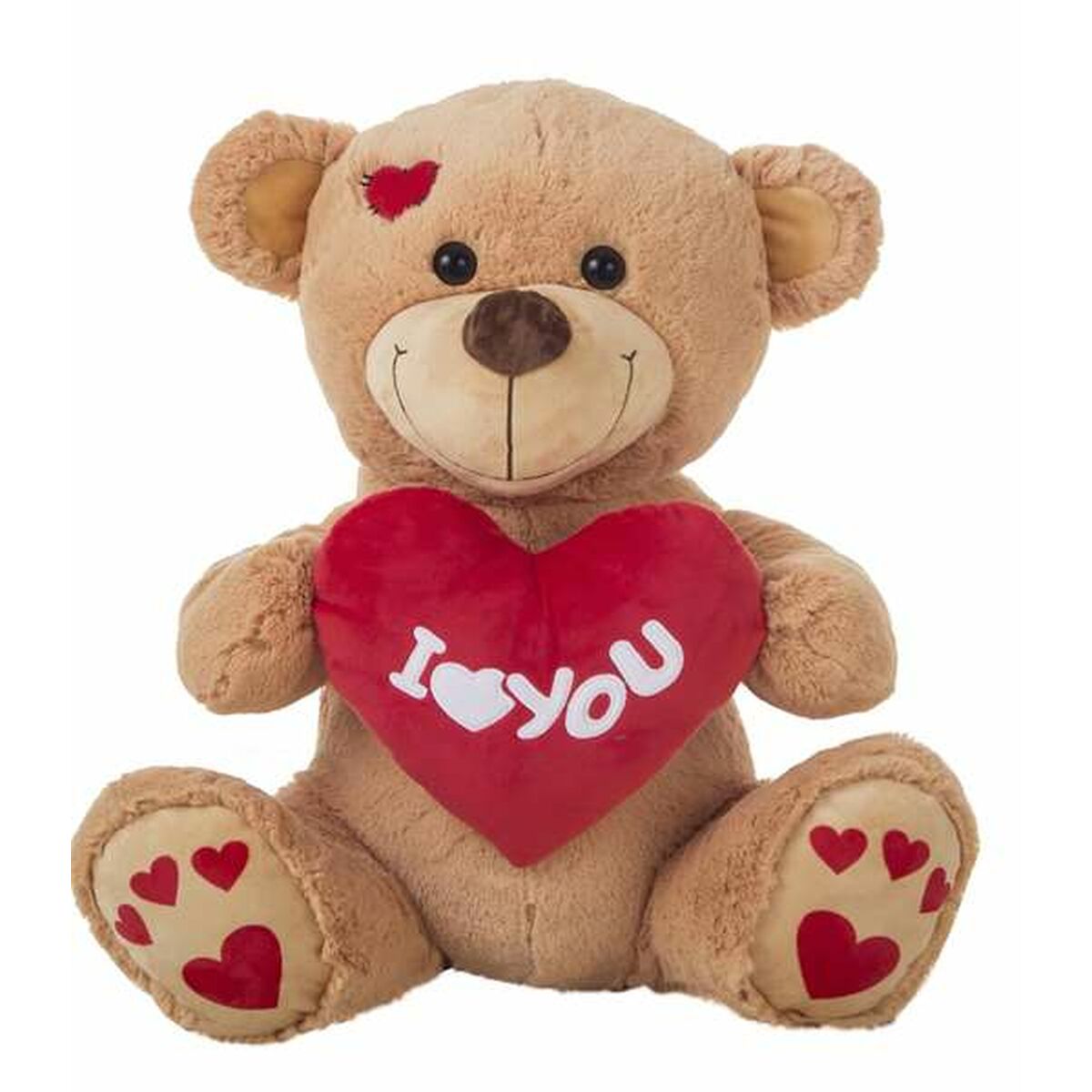 Fluffy toy I Love You Bear 55 cm Brown Fluffy toy I Love You Bear 55 cm Brown