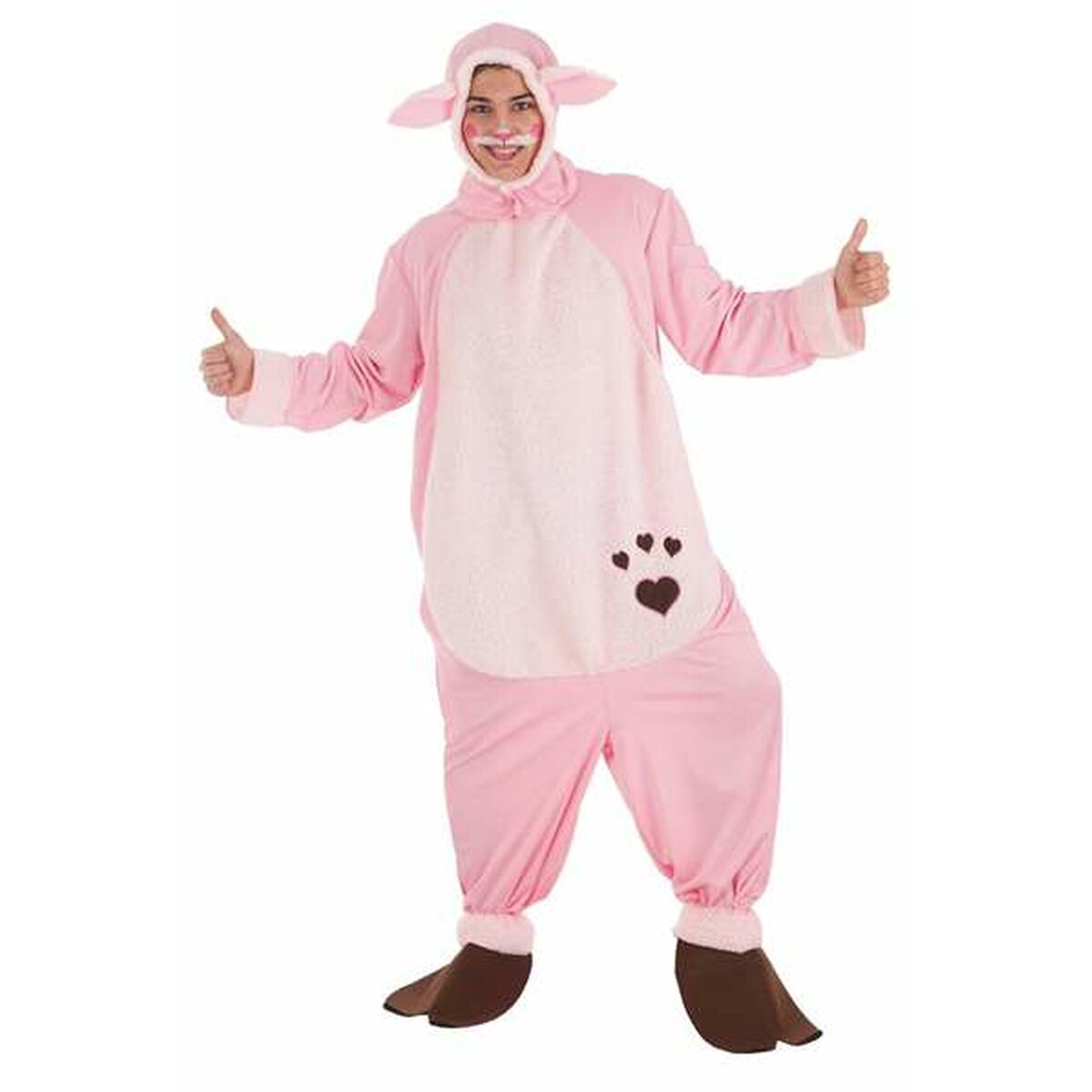 Costume for Adults Pink Pig L (3 Pieces) Costume for Adults Pink Pig L (3 Pieces)