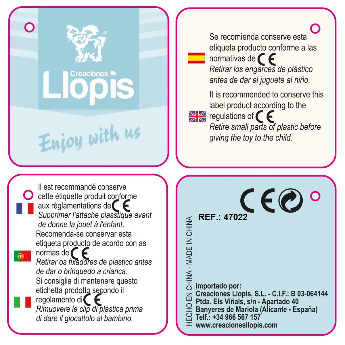 Fluffy toy Brune Marmot 26 cm