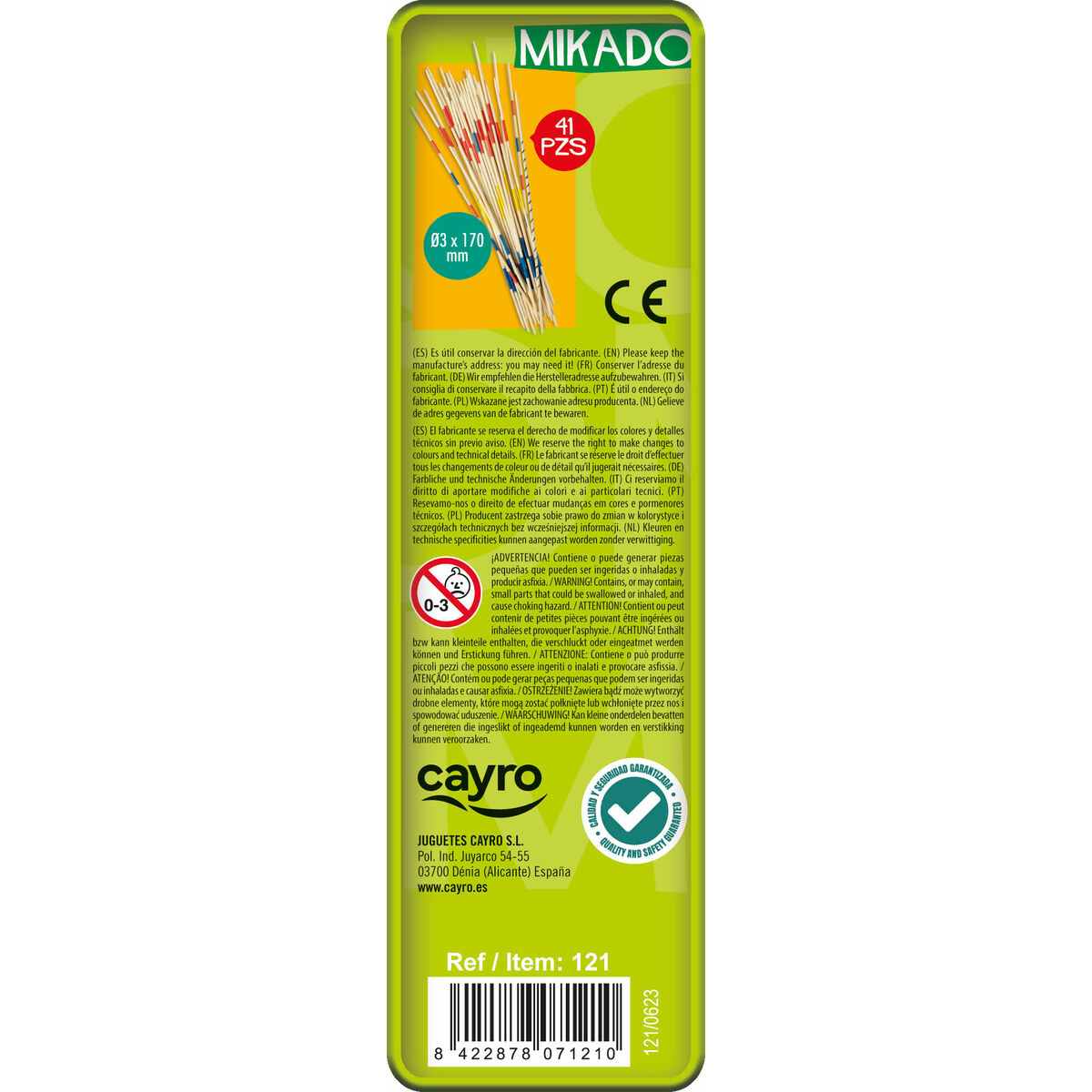 Board game Cayro Mikado 41 Pieces