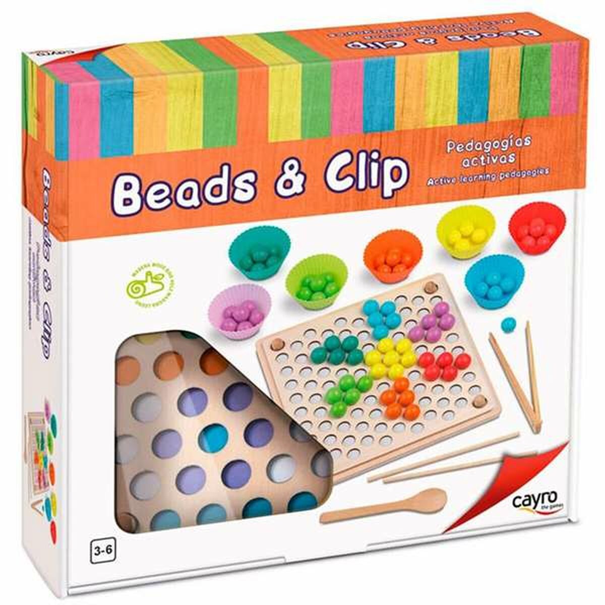 Educational Game Cayro Bead & Clip Educational Game Cayro Bead & Clip