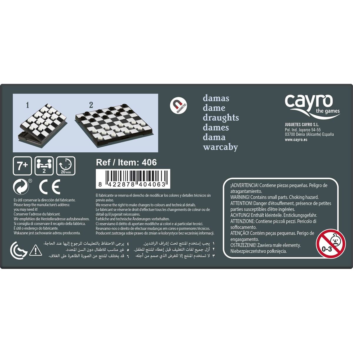 Game of draughts Cayro