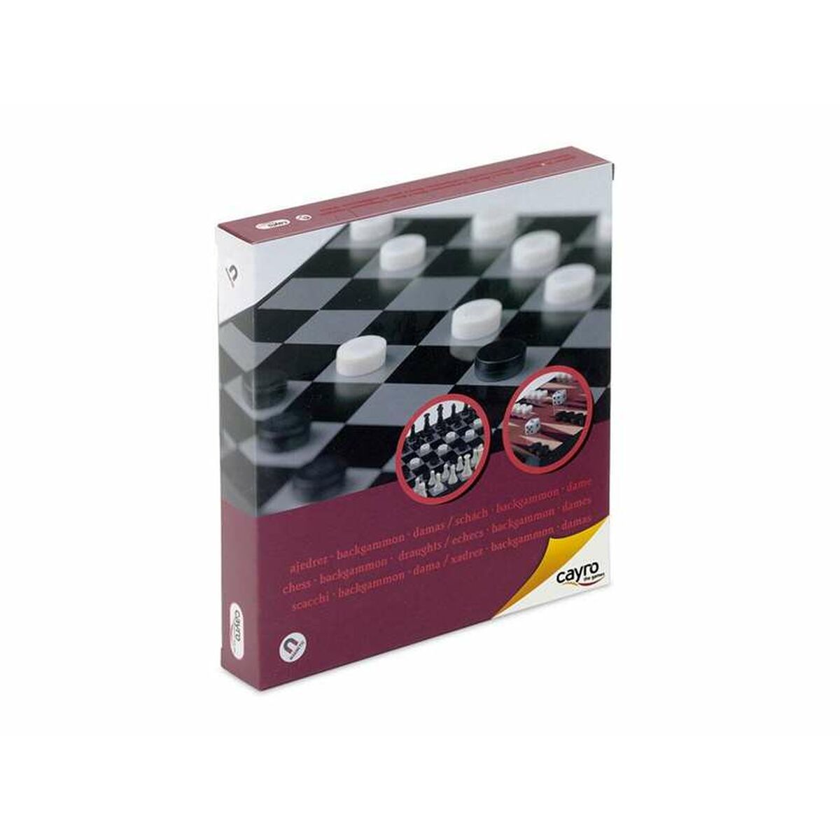 Backgammon Cayro Magnetic Chess Game of draughts Backgammon Cayro Magnetic Chess Game of draughts