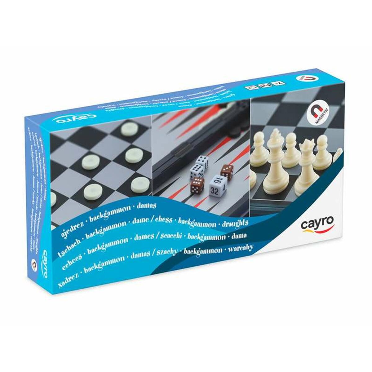 Chess and Checkers Board Cayro Chess and Checkers Board Cayro