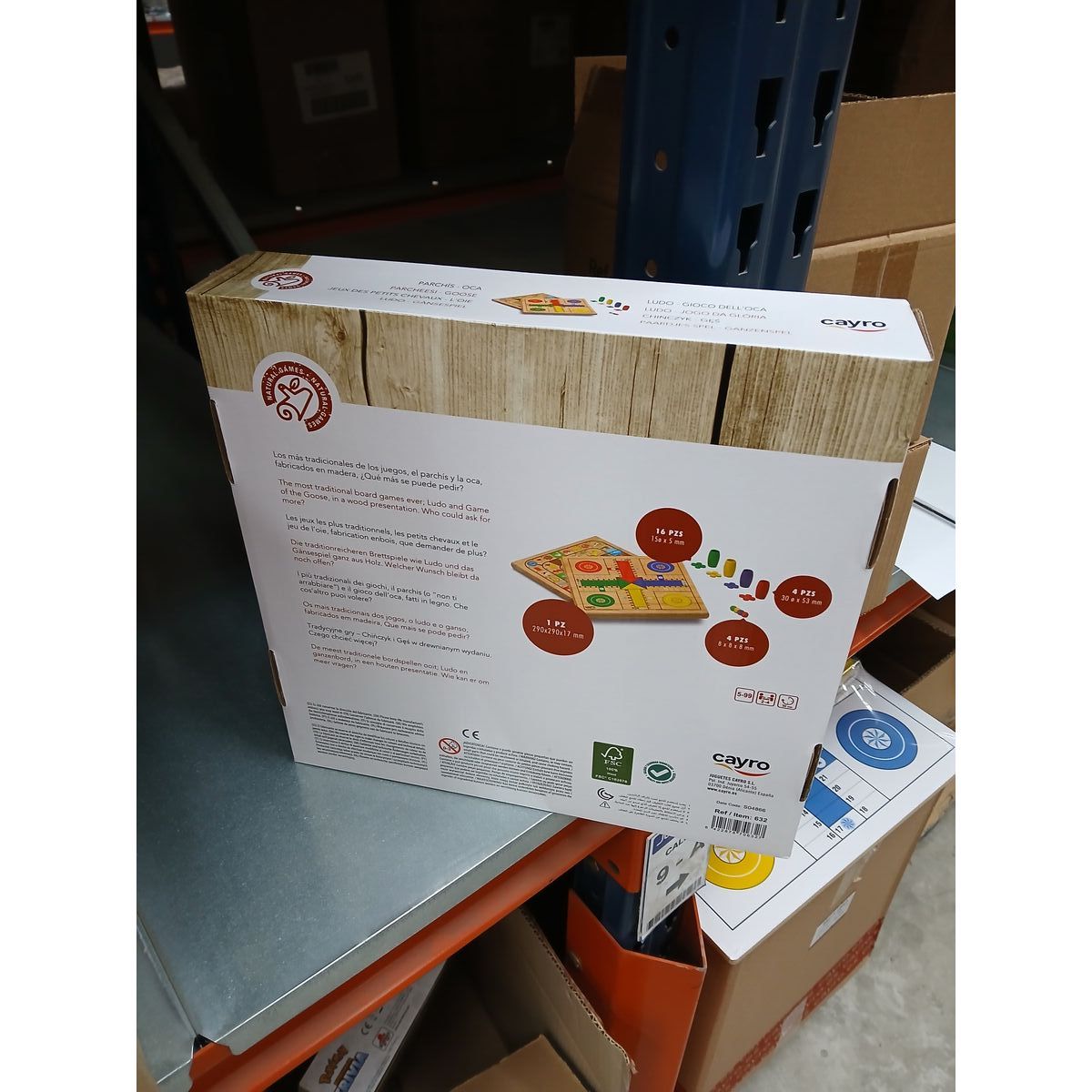 Parchs and Oca Board Cayro