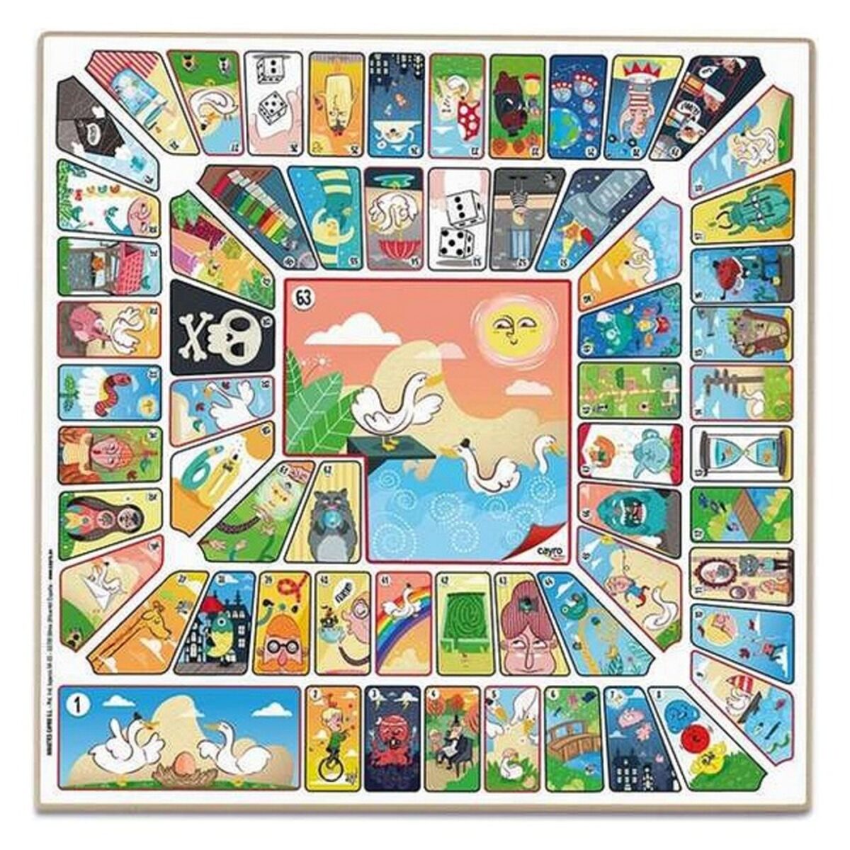 ParchÃ­s and Oca Board Cayro T-131/A