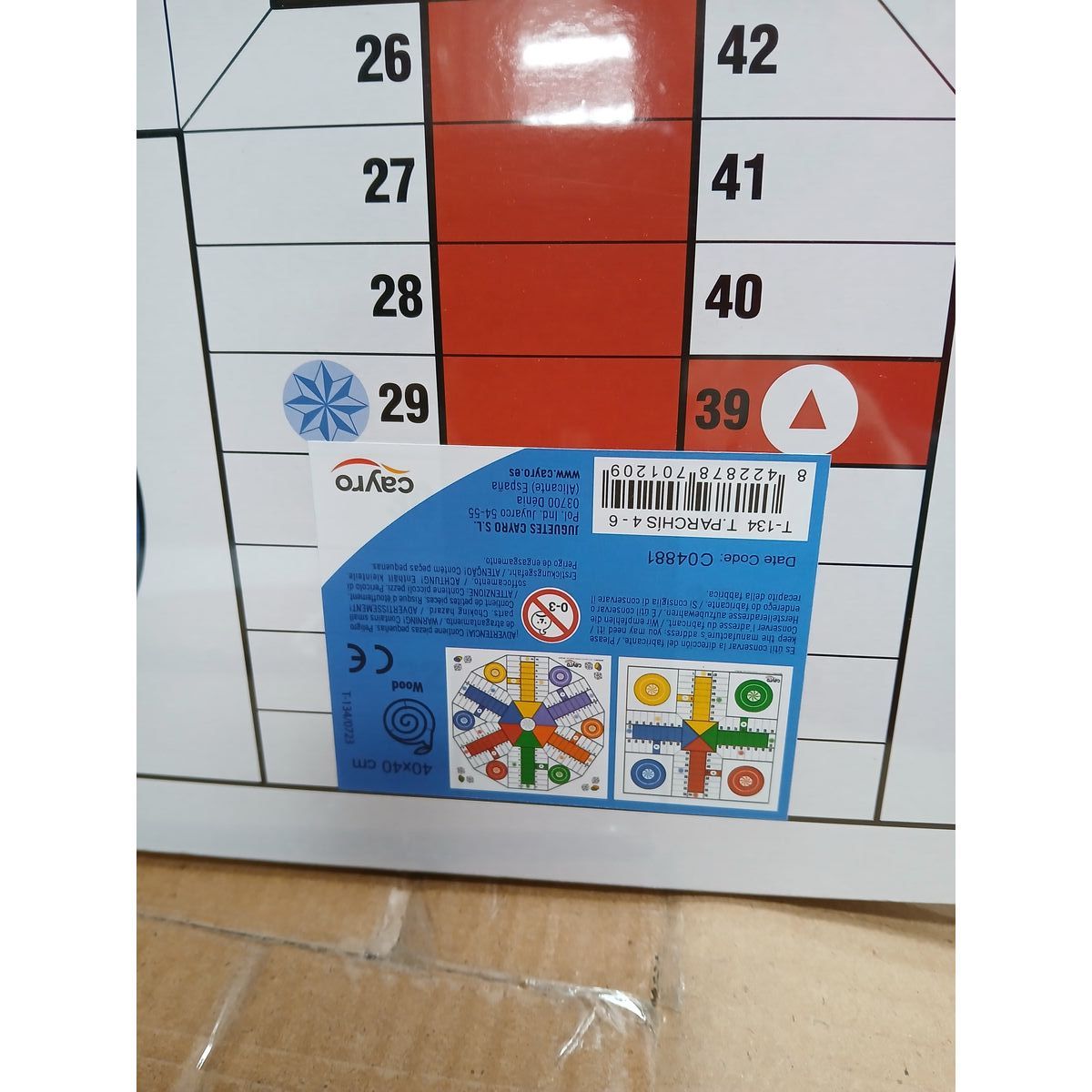 Ludo Board Cayro (40 x 40 cm) 4-6 Players