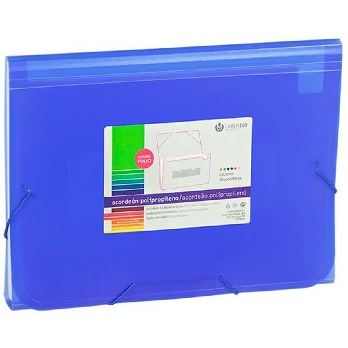 Organiser Folder Carchivo Blue Din A4 Organiser Folder Carchivo Blue Din A4