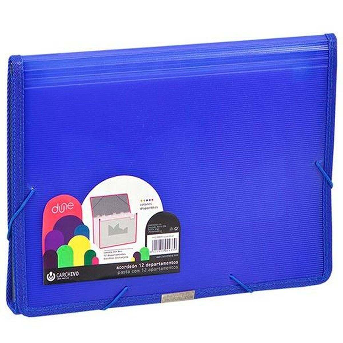 Organiser Folder Carchivo Dune Blue Din A4 24,5 x 33,5 x 4 cm Organiser Folder Carchivo Dune Blue Din A4 24,5 x 33,5 x 4 cm