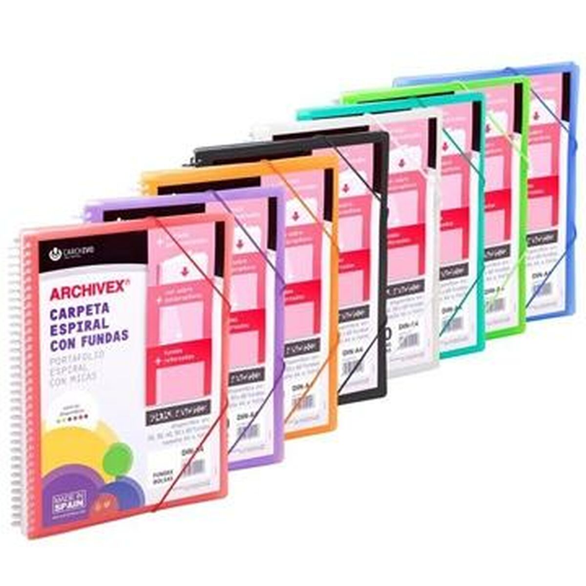 Organiser Folder Carchivo Archivex-Star 20 Covers A4 12 Pieces Organiser Folder Carchivo Archivex-Star 20 Covers A4 12 Pieces