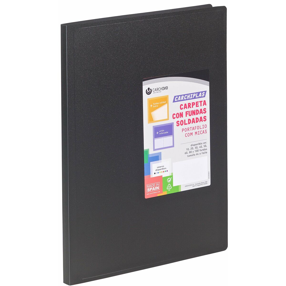 Organiser Folder Carchivo CarchiplÃ¡s-Book Black Din A4