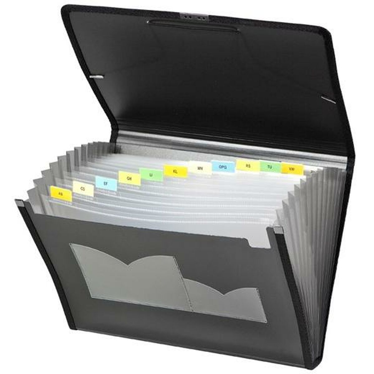 Organiser Folder Carchivo Dune Black Din A4 24,5 x 33,5 x 4 cm Organiser Folder Carchivo Dune Black Din A4 24,5 x 33,5 x 4 cm