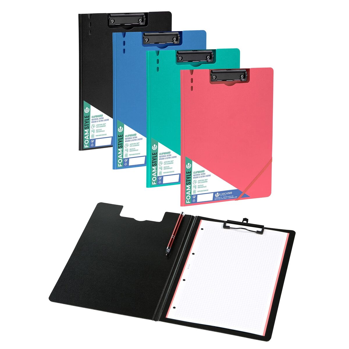 Organiser Folder Carchivo 63040109 Blue A4 polypropylene
