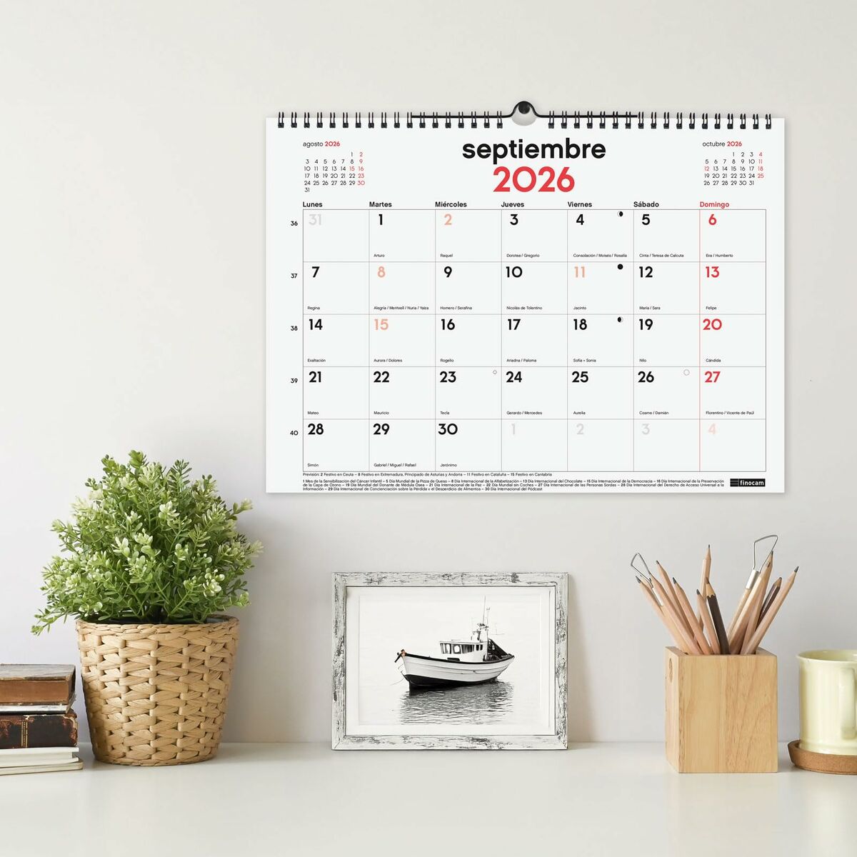 Wall calendar Finocam