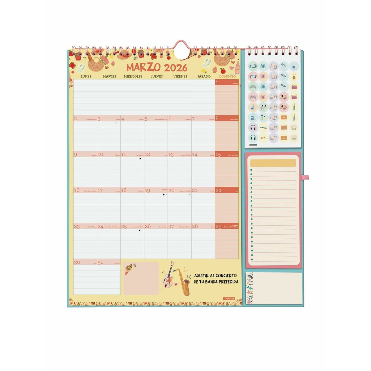 Wall calendar Finocam