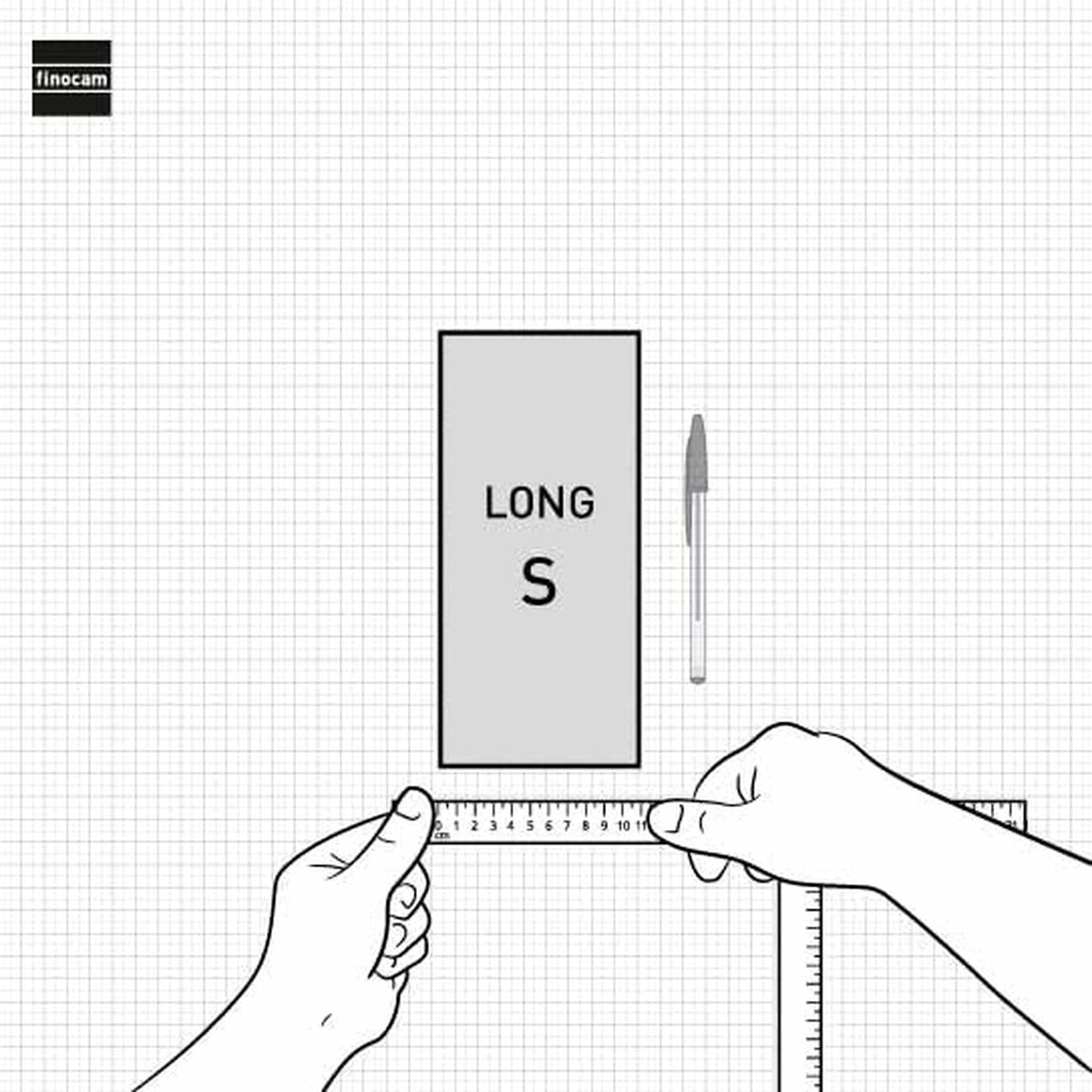 Wall calendar Finocam Paper 11 x 23,5 cm