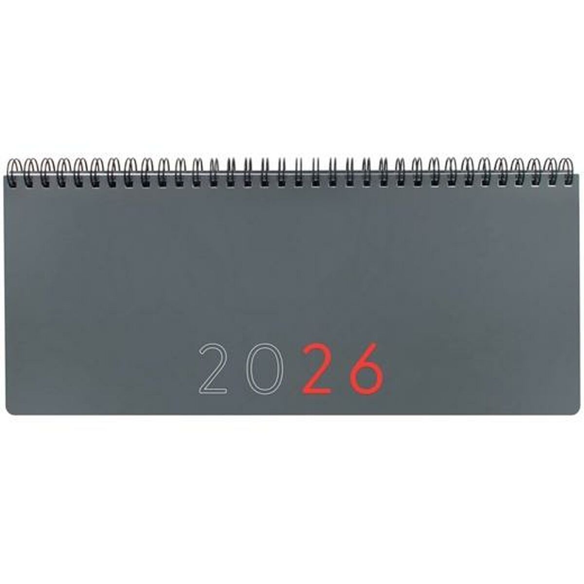Weekly Planner Finocam Grey Paper 29 x 11,6 cm