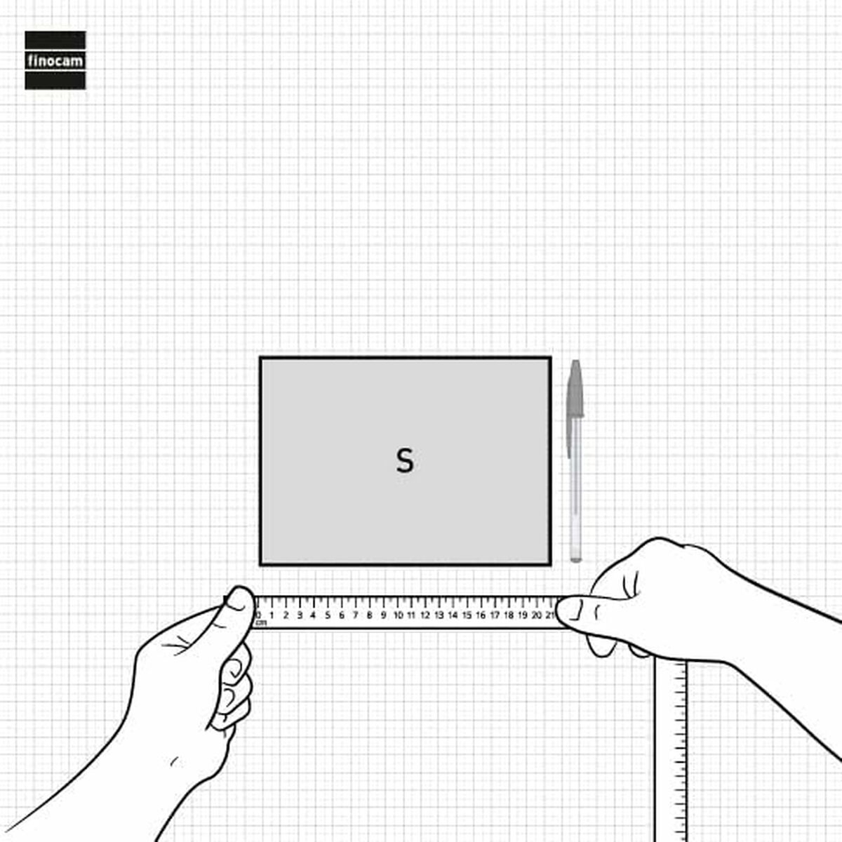 Wall calendar Finocam A5 Paper 2026 21 x 15 cm