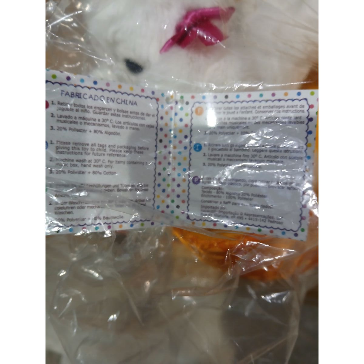 Fluffy toy Artesanía Beatriz Marilin 20 cm 20cm