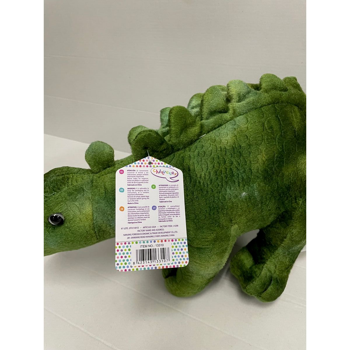 Fluffy toy Artesanía Beatriz Dinosaurs 33 cm