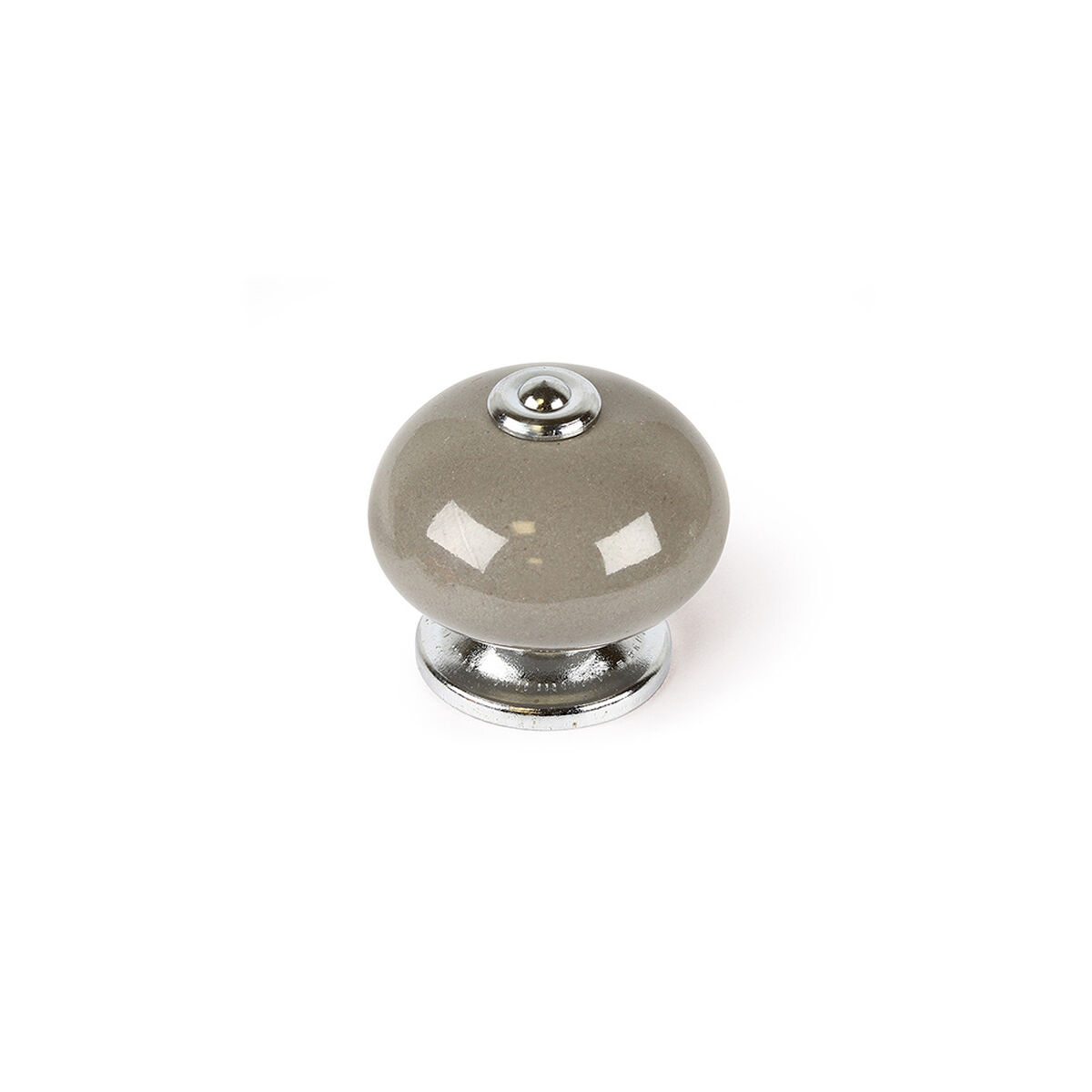 Doorknob Rei e517 Grey Metal Ã 40 x 36 mm 4 Pieces