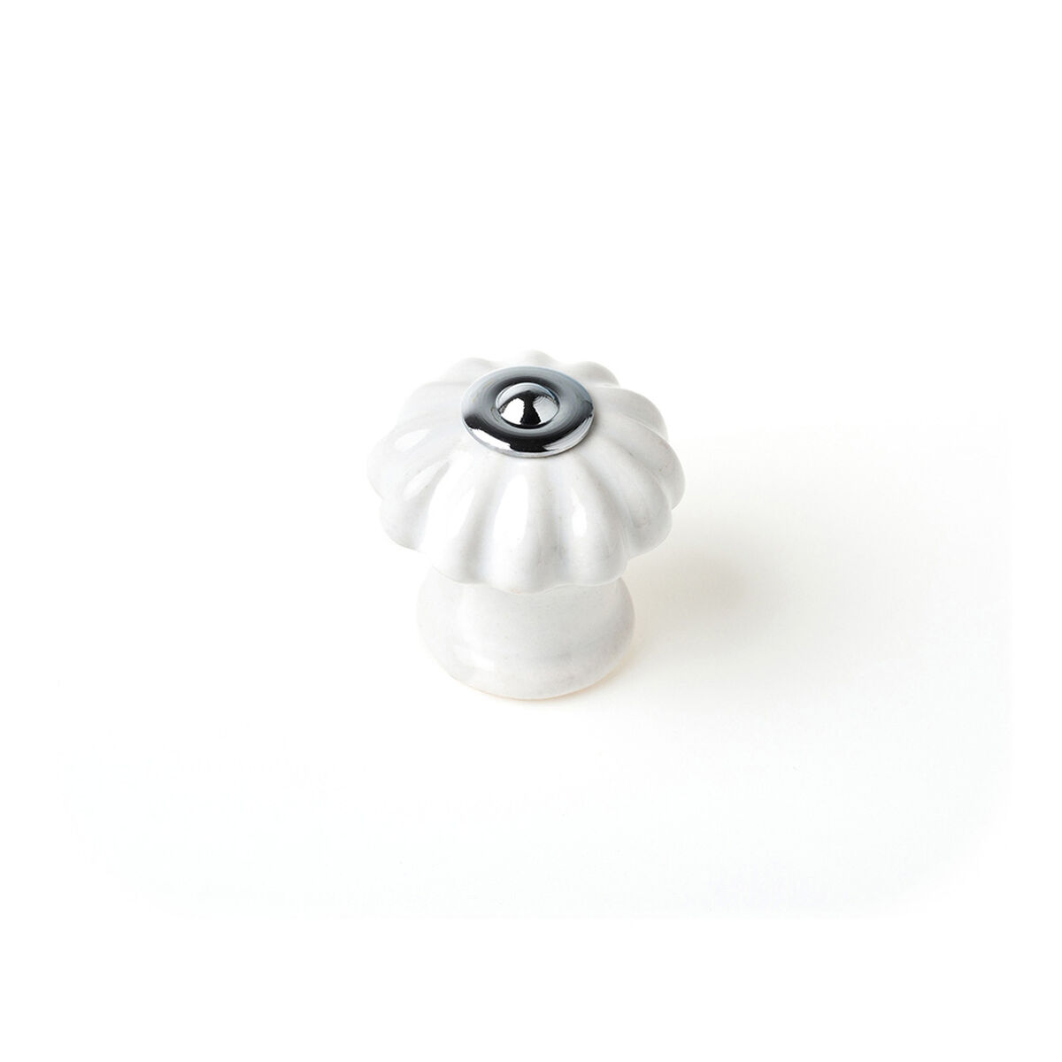 Doorknob Rei e524 White Metal Ø 28 x 27 mm 4 Pieces Doorknob Rei e524 White Metal Ø 28 x 27 mm 4 Pieces