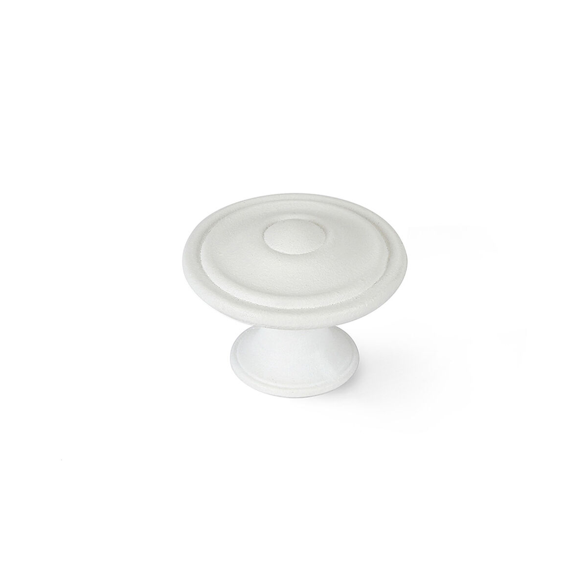 Doorknob Rei 3110 White Metal Ø 35 x 26 mm 4 Pieces Doorknob Rei 3110 White Metal Ø 35 x 26 mm 4 Pieces