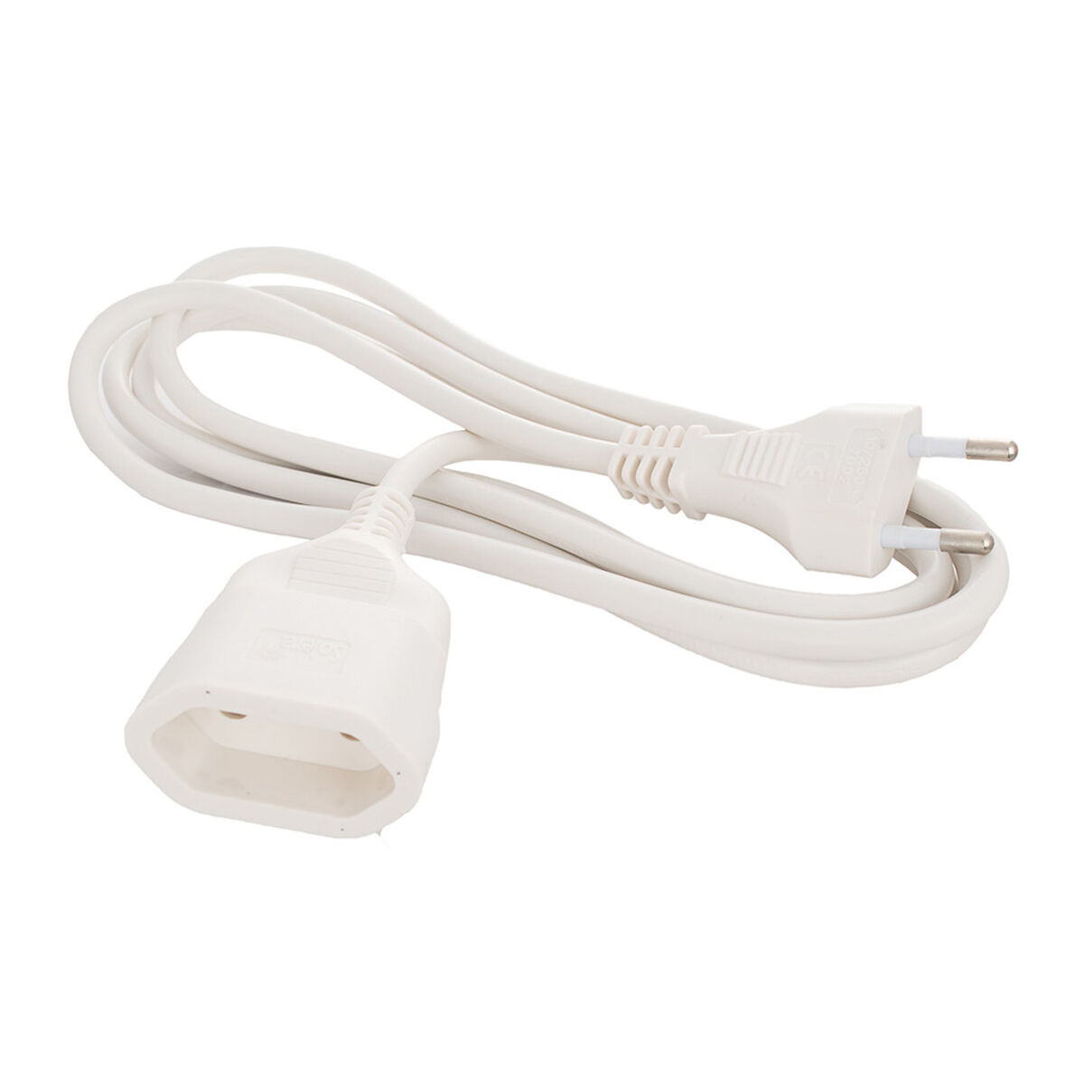 Extension Lead Solera 8672/1 2 x 1 mm 2 m White Extension Lead Solera 8672/1 2 x 1 mm 2 m White