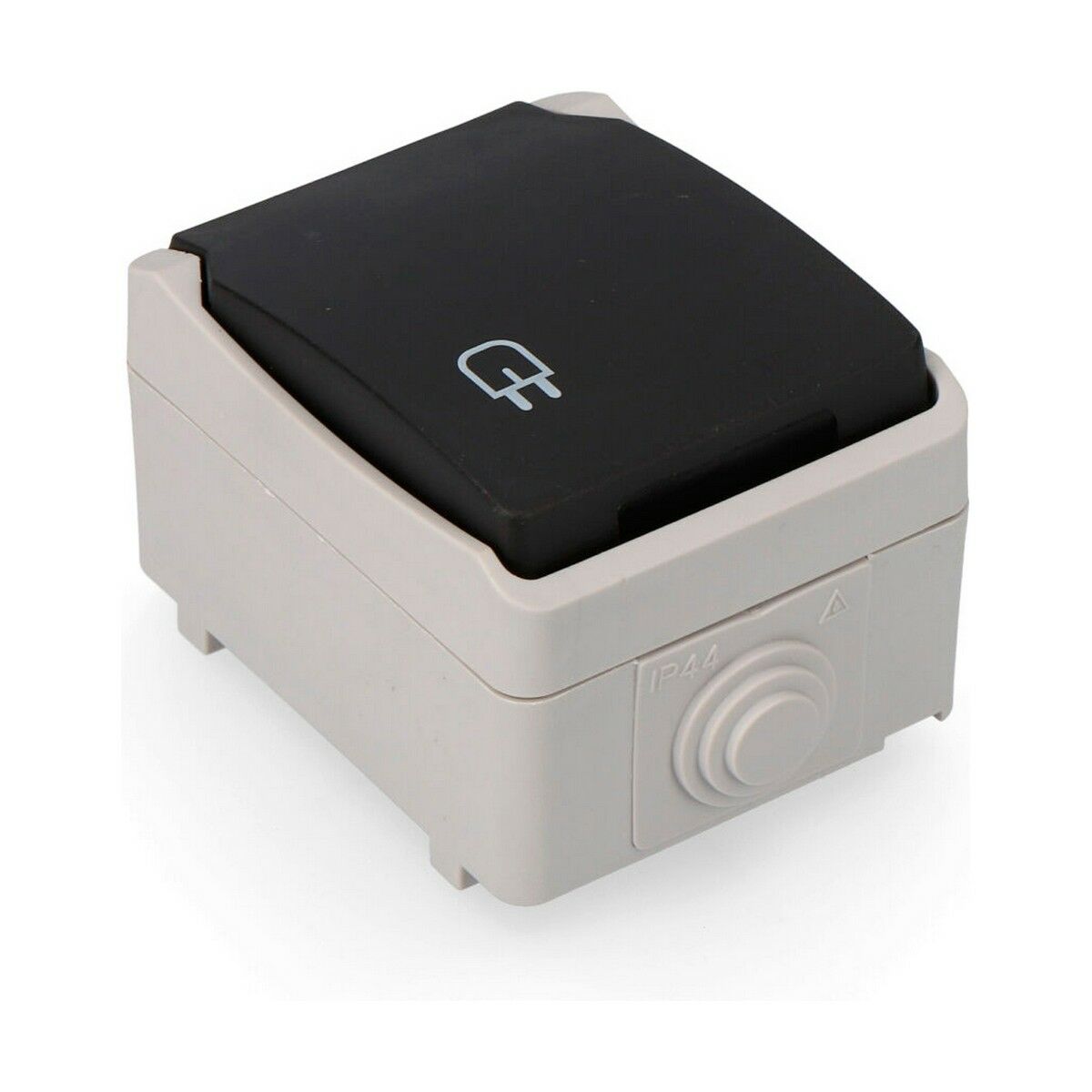 Plug socket EDM Grey Surface 16 A With lid Plug socket EDM Grey Surface 16 A With lid