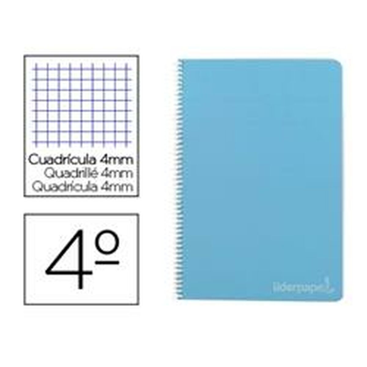 Maths exercise book Liderpapel BC23 A5 80 Sheets