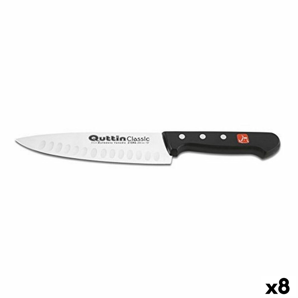 Chef’s knife Quttin Classic (20 cm) 20 cm 3 mm (8 Units)