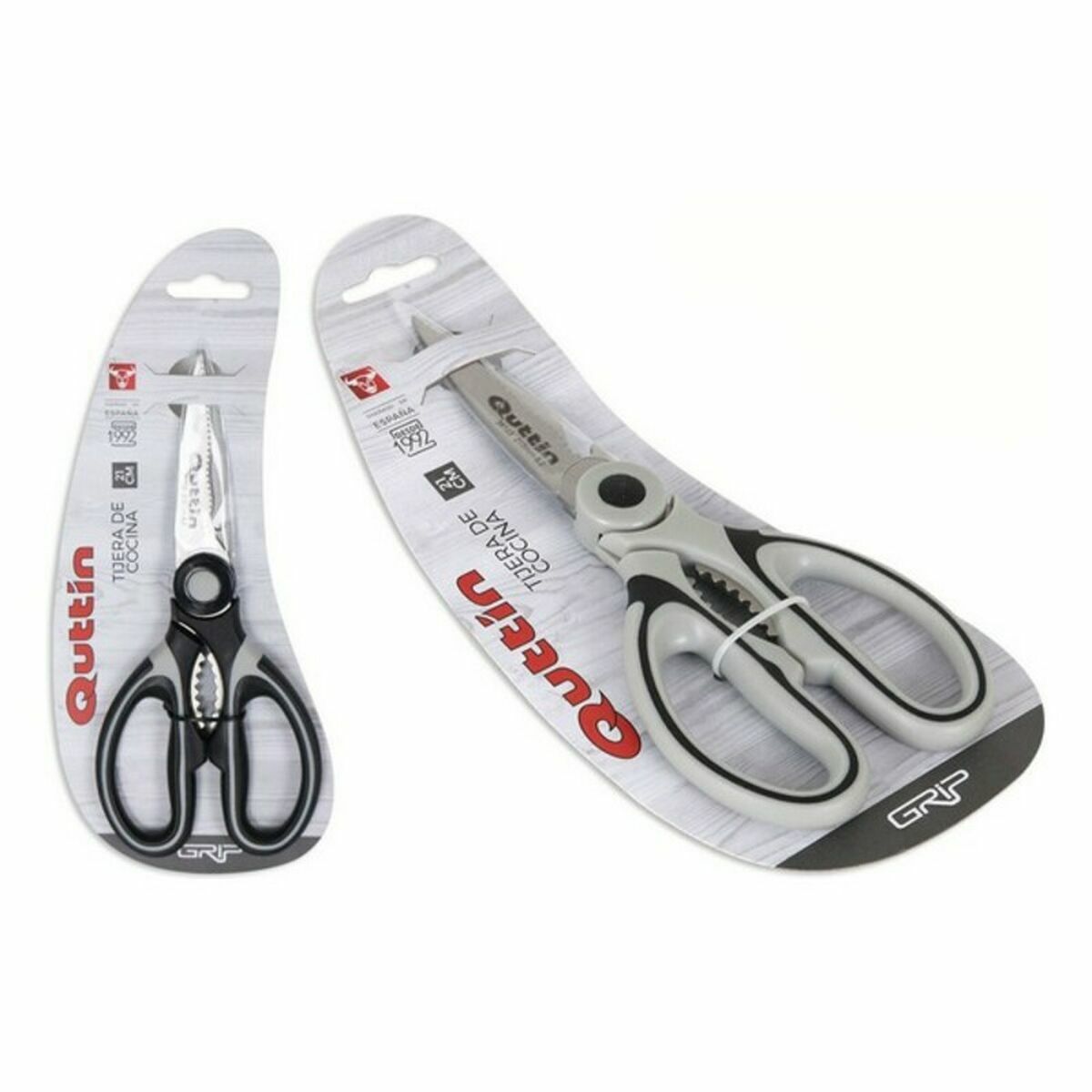Kitchen Scissors Quttin 50613 Stainless steel 21 x 9,5 cm Kitchen (12 Units)