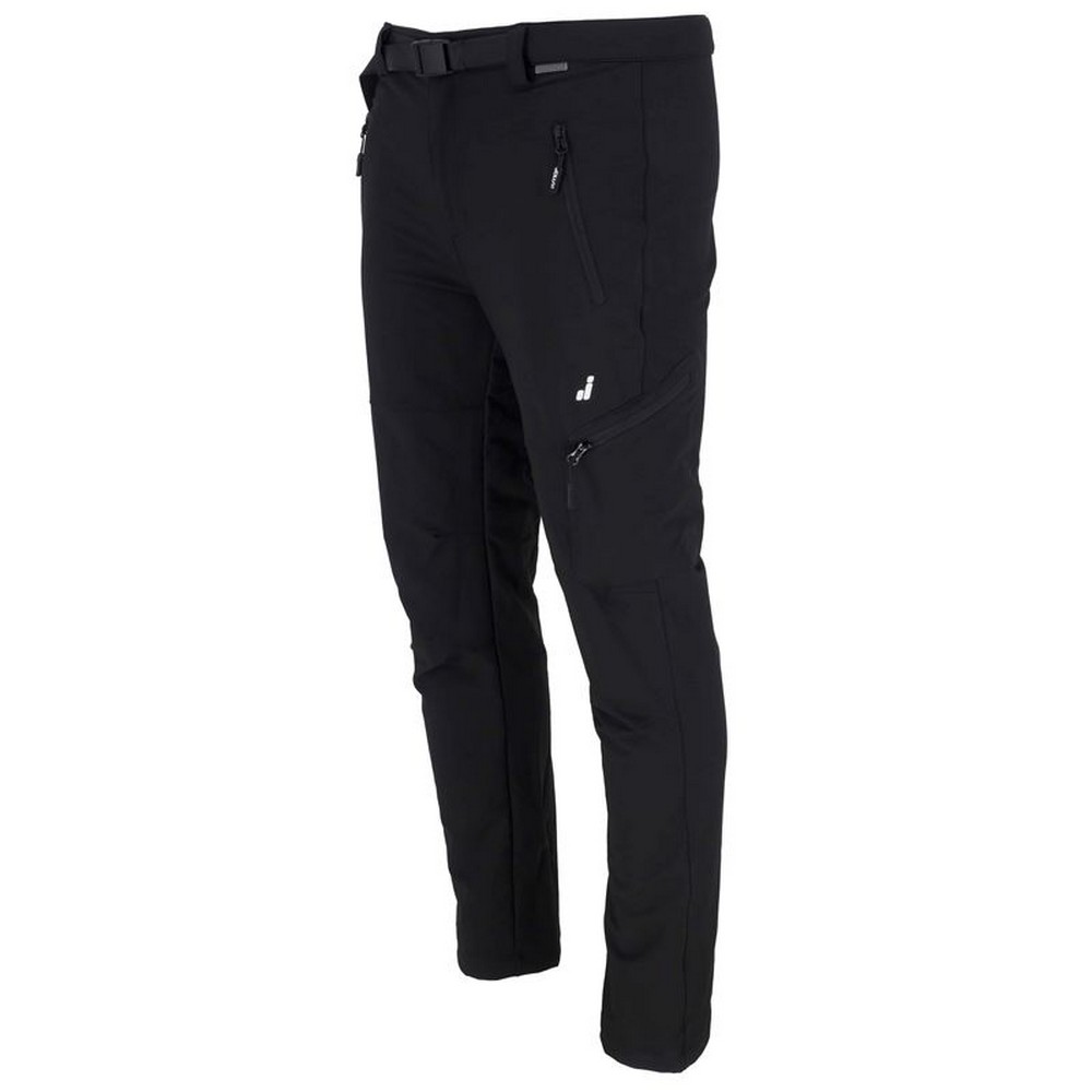 Long Sports Trousers Joluvi Eiger Black Men Long Sports Trousers Joluvi Eiger Black Men