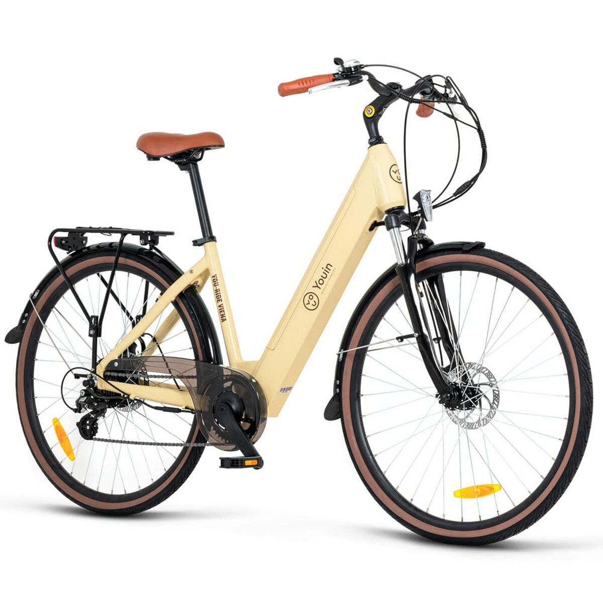 Electric Bike Youin BK2128C Cream 28″ 250 W
