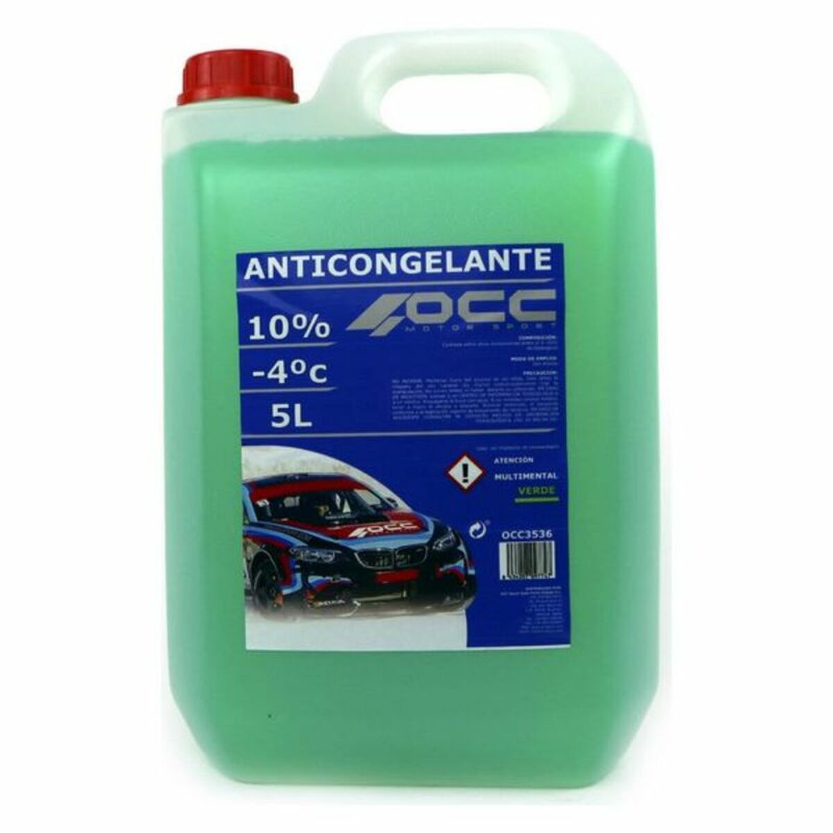 Antifreeze OCC Motorsport 10% Green (5 L) Antifreeze OCC Motorsport 10% Green (5 L)