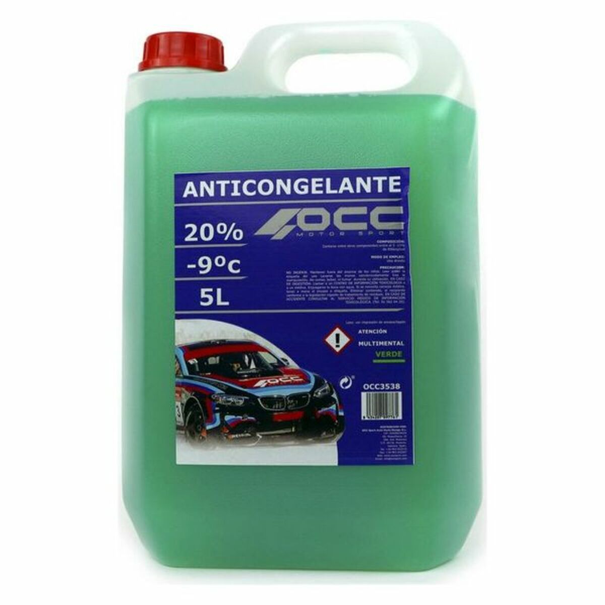 Antifreeze OCC Motorsport 20% Green (5 L) Antifreeze OCC Motorsport 20% Green (5 L)
